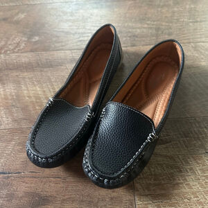 Boys Forever Comfort Loafers Size 5 Black